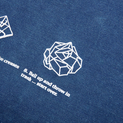 Start Over S/S Knit - Dark Blue