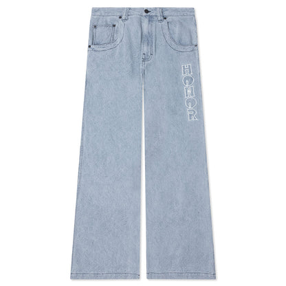 Indigo Wide Leg Pant - Light Indigo