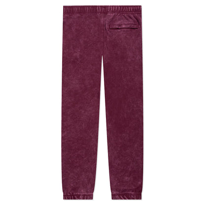 Essential Statement Fleece Pants - Cherrywood Red