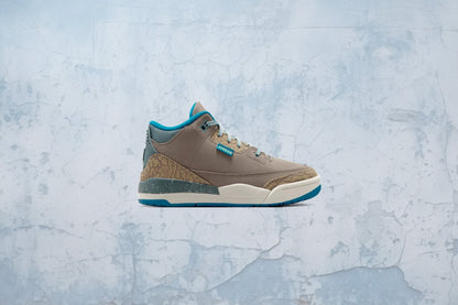 Air Jordan 3 Retro 'We Outside' (PS) - Olive Grey/Green Abyss/Khaki