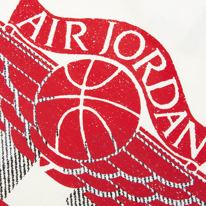 Jordan x Levi's L/S Tee - Pale Ivory/Black/University Red