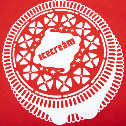 Kids Double Dip S/S Tee - Fiery Red