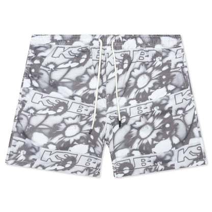 UV Flower Walkshort - Greyscale