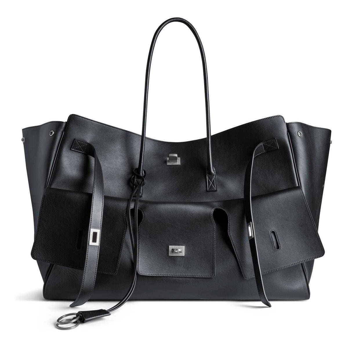 (WMNS) Balenciaga Bel Air Xl Carry All Bag 'Black' 8054802ABAW1000