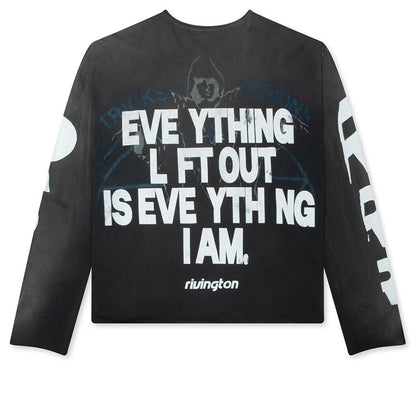 Left Out Enemy L/S Tee - Vintage Black