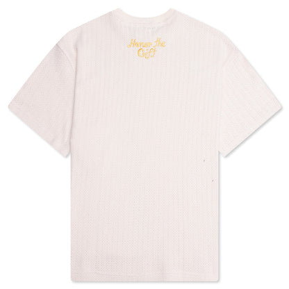 Knit Box Tee - Bone