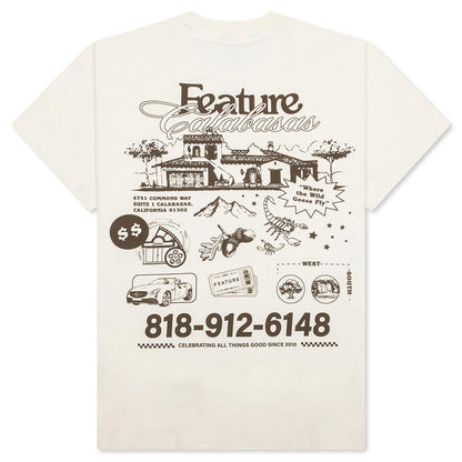 Lux Ad Tee - Cannoli Cream