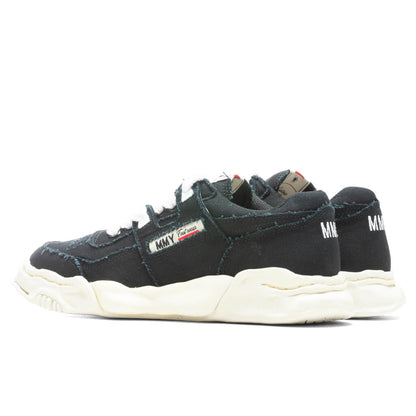 Parker Low OG Sole Canvas Sneaker "Perforated" - Black