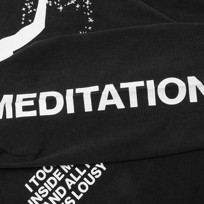 Meditation L/S Tee - Black