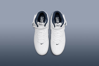 Air Force 1 Mid Jewel 'NYC'- White/Midnight Navy