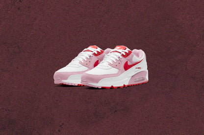 Women's Air Max 90 "V-Day" - White/University Red