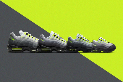 Air Max 95 OG (GS) - Black/Neon Yellow