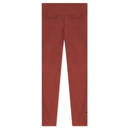 One Luxe Women's Mid-Rise 7/8 Leggings - Redstone/Clear