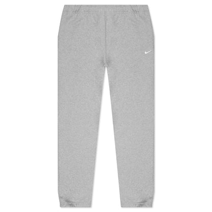 NikeLab Fleece Pant - Dark Grey Heather/White