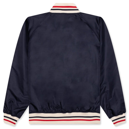 Nylon Stadium Jacket - Navy