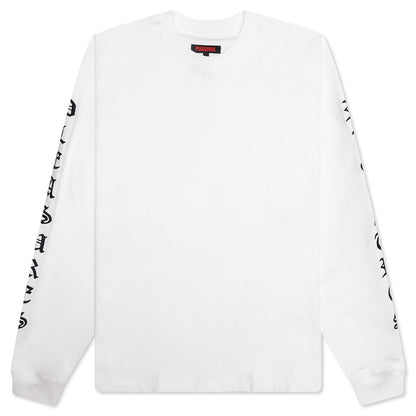 Oe Heavyweight Long Sleeve - White