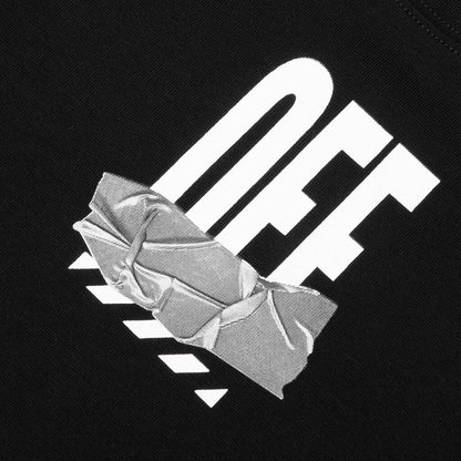 Off Active Duct Tape Long-Sleeved Tee - Black