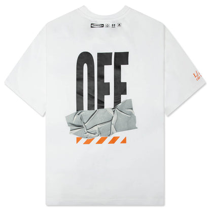 Off Active Duct Tape T-Shirt - White