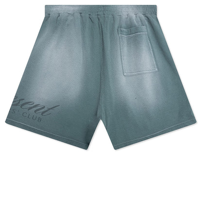 Owner Club Script Mesh Shorts - Vintage Green