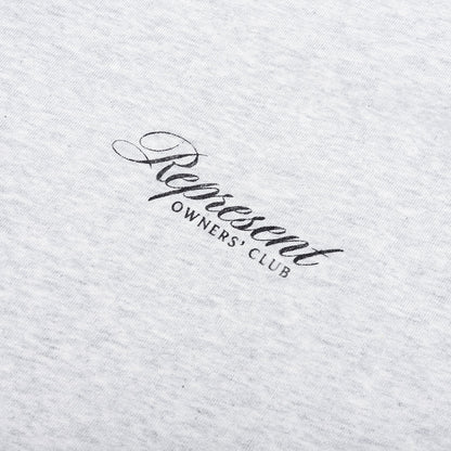 Owners Club Script T-Shirt - Cream Marl