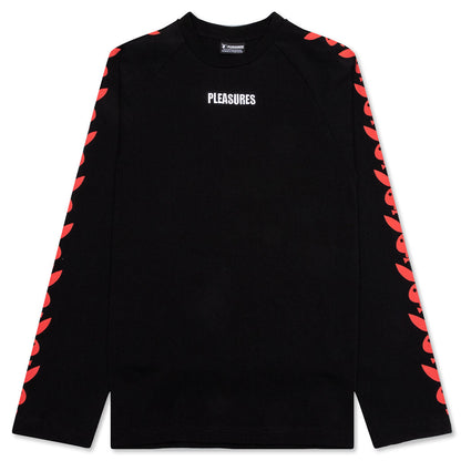 PLEASURES x Playboy PB Raglan L/S - Black