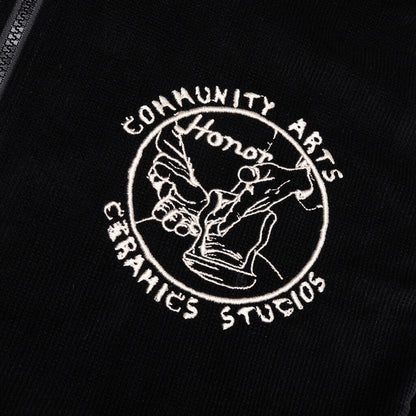 Piping Track Jacket - Black