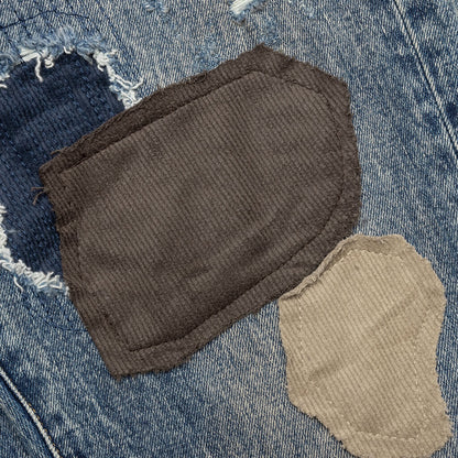 P001 - Worn Indigo Patchwork