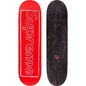 SUPREME KAWS CHALK LOGO SKATEBOARD DECK RED