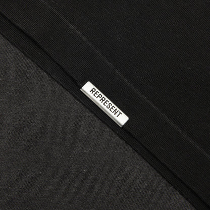 Represent Ringer T-Shirt - Stained Black