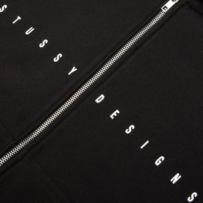 S Box Zip Hoodie - Black