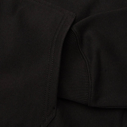 S Box Zip Hoodie - Black