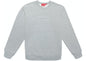 SUPREME CUTOUT CREWNECK GREY
