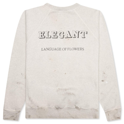Rose Crewneck - Grey