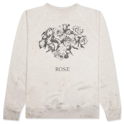 Rose Crewneck - Grey