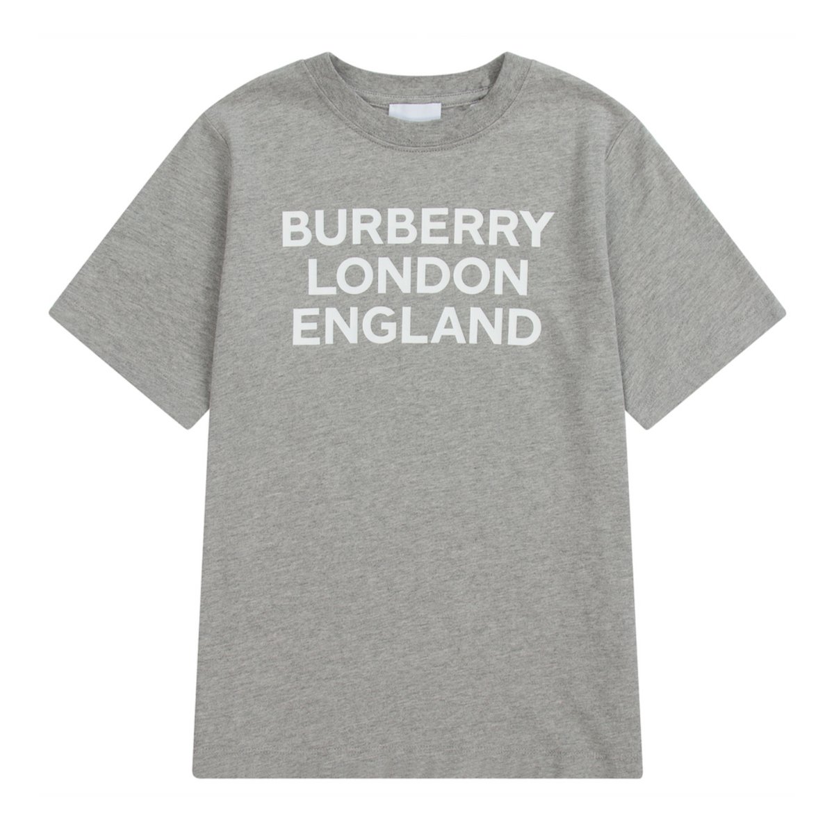 Kids Burberry Grey Logo T-Shirt