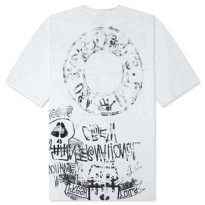 Skulls Pigment Dyed Tee - Natural