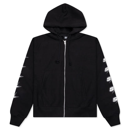 Speedway Zip Hoodie - Black