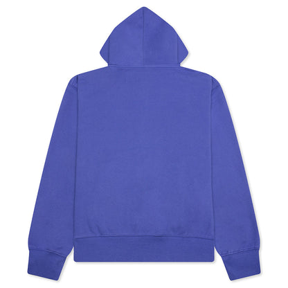 Split Zip Hoodie - Blue