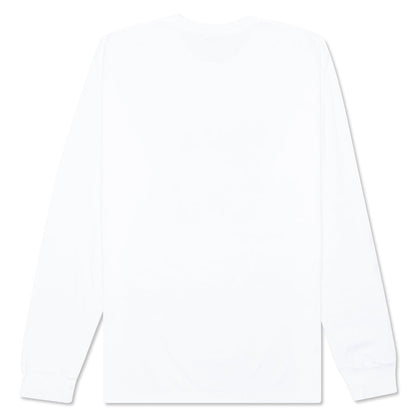 80 Chrome L/S Tee - White