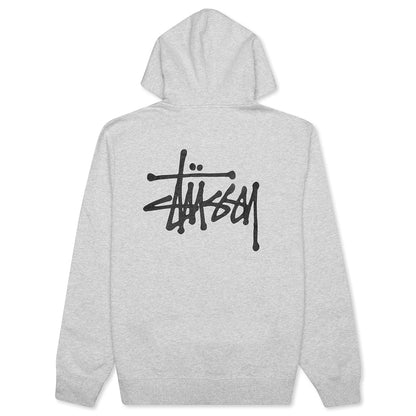 Basic Zip Hoodie - Ash Heather