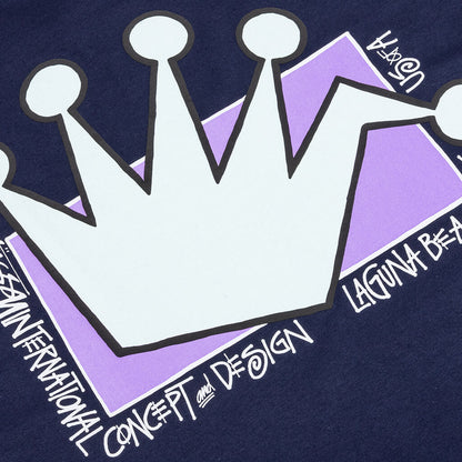 LB Crown Tee - Navy