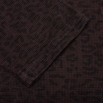 Leopard Mesh Zip Jacket - Brown