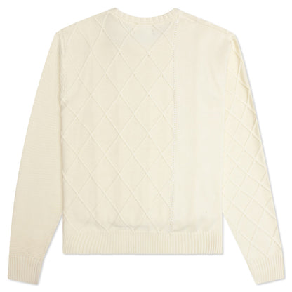 Patchwork Sweater - Natural