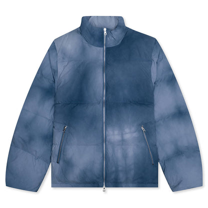 Recycled Nylon Down Puffer - Washed Navy
