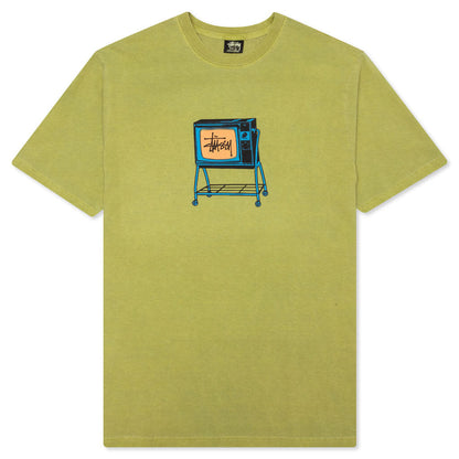 Rolling TV Pig Dyed Tee - Citron