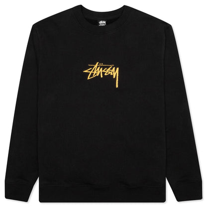 Stock Applique Crew - Black