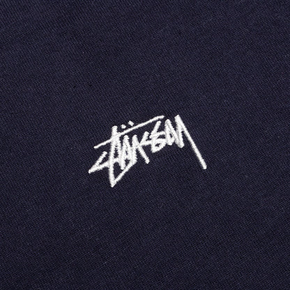Stock Logo S/S Crew - Navy