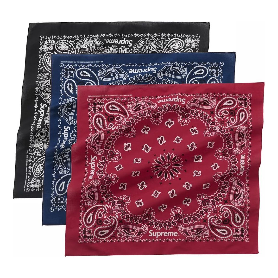Supreme Hav-A-Hank Bandanas 3 Pack SS24 'Multi-Color' SUP-24SS-2461