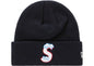 SUPREME NEW ERA S LOGO BEANIE FW20 NAVY