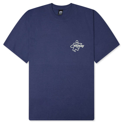 Surf Size Pigment Dyed Tee - Indigo